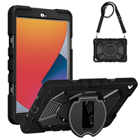 Funda de Silicona Premium para Tablet PC, para Viajeros, con Soporte, Resistente a Impactos, para iPad 10.2 7ª/8ª/9ª Generación