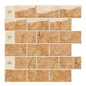 Pegatinas de Pared Autoadhesivas, Impermeables, de Vinilo PVC 3D, <span class=keywords><strong>para</strong></span> Decoración de Cocina, Baño y Paredes - Product Image 6