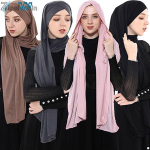 Ultimo modello <span class=keywords><strong>Abaya</strong></span> disegni <span class=keywords><strong>nero</strong></span> Burkha abbigliamento islamico <span class=keywords><strong>Abaya</strong></span> 2 pezzi Set sciarpa Hijab - Product Image 4
