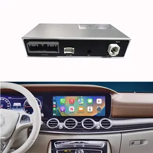 Mercedes Benz NTG 6.0 CLA CLASS 2020-2022 için CARPLAYEASE kablosuz CarPlay 12.3 "yuvarlak dokunmatik ekran radyo Android oto