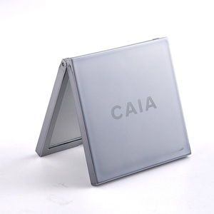 Factory Price <b>Square</b> <b>Mirror</b> Zinc Alloy Wholesale New Makeup Mini Handheld Folding Customized Personalized <b>Mirror</b> - Product Image 5