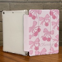 Étui pour tablette avec nœud papillon cerise de dessin animé pour iPad 10e/11e/12e génération/Air 4/5/6/8/102 Fabriqué en Chine