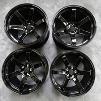Jantes Drag Racing 5x114.3, 18-20 pouces, à profil profond, 6 branches, noir brillant pour BMW, Land Rover, Rolls-Royce, Nissan, Mercedes-AMG
