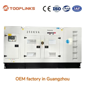 Guangzhou Grupo Electrogeno 200kw 250kva Industrial Power 300kw 400kw Weichai WP10D264E200 <strong>Generator</strong> OEM Price With ATS Option - Product Image 1