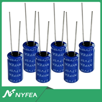 2.7V 0.3F ,1F ,3.3F, 5F, 7F ,10F, 25F Supercapacitor Long Cycle Life Farad Capacitor for Smart Meter Large Capacity Through Hole