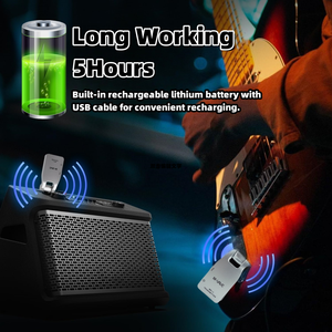 M-VAVE WP-1 2.4G sans fil système de <span class=keywords><strong>guitare</strong></span> émetteur <span class=keywords><strong>et</strong></span> récepteur Rechargeable 30M plage de Transmission pour <span class=keywords><strong>guitare</strong></span> basse électrique - Product Image 5