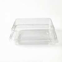 Conteneurs alimentaires en gros pour sushis, gâteaux, sandwichs, salades, emballages recyclables en plastique PET de qualité alimentaire, personnalisables