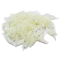 LANQUAN fait à la main en chine de haute qualité en plastique souple leurre lueur lumineux-pêche aux crevettes leurre