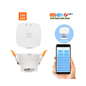 TYSH Tuya Wifi Sensor <span class=keywords><strong>de</strong></span> presencia humana inteligente 5,8g Radar <span class=keywords><strong>de</strong></span> onda milimétrica <span class=keywords><strong>Detector</strong></span> <span class=keywords><strong>de</strong></span> presencia humana montado en el techo - Product Image 1