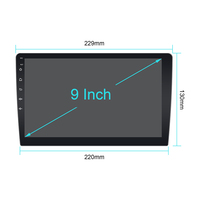Radio para Coche Android 12 de 9 Pulgadas con Navegación GPS 1280x720 y Reproductor de DVD para Coche USB