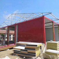 Maison pré-conditionnée Portable, café, conteneur extensible de l'inde