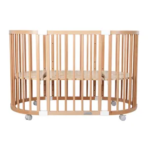 Multi-functional Children Innovative Products Custom Wooden Children Baby Crib Beds