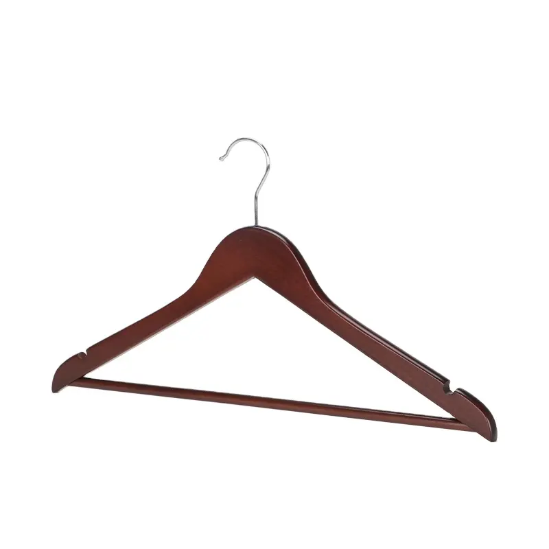 Butler Courtesy Space Saving Hangers Simple and Cherry Solid wood suit hanger Custom color hook accessories