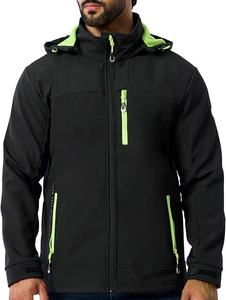 Soft shell Jacke für Männer Großhandel Fabrik Benutzer definiertes Logo Kleidung <span class=keywords><strong>Classic</strong></span> Style Soft shell Kleidung Sport jacke Wasserdichte Funktion - Product Image 6