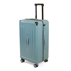 Women's Trolley <b>Suitcase</b> 20 Inch With <b>Lock</b> Carry On Business Travel Spinner Wheels Solid Color Mint Green White - Product Image 3