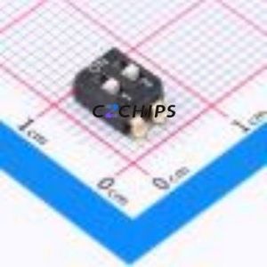 SMXS-02K-TP DIP Switch SMD Switch ( Number of Switch Sections: 2 )( Lead Spacing: 2.54mm )( Rated Current: 25mA ) - Product Image 1