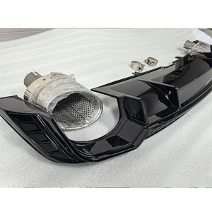 Gran oferta, Kit de carrocería de coche, actualización de línea S y versión Normal, difusor de parachoques trasero con tubo de escape para <span class=keywords><strong>Audi</strong></span> A5 S5 B9 a <span class=keywords><strong>RS5</strong></span> 2017-2019 - Product Image 3