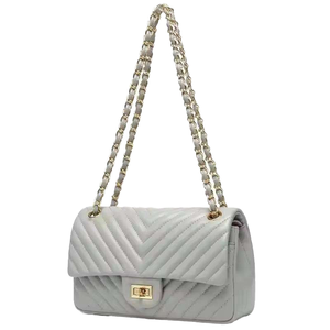 Classic Quilted PU Leather Chain Crossbody Bag, OEM/ODM Custom Factory, Women's Luxury-Inspired Tote Shoulder <b>Purse</b> - Product Image 1