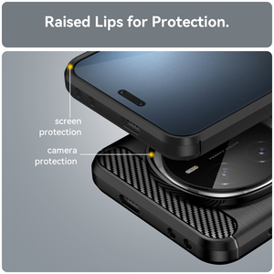 Funda para Honor <span class=keywords><strong>Magic</strong></span> 7 <span class=keywords><strong>Pro</strong></span>, funda de teléfono móvil de TPU suave a prueba de golpes antiarañazos con textura de fibra de carbono para Honor <span class=keywords><strong>Magic</strong></span> 7 <span class=keywords><strong>Pro</strong></span> - Product Image 3