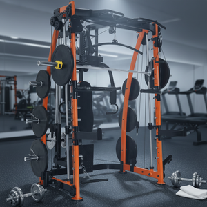 Estación Multifuncional Todo en Uno, Máquina Smith con Cable Cruzado <span class=keywords><strong>para</strong></span> Entrenamiento en Casa - Product Image 2