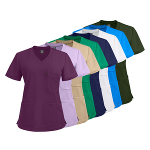 Conjuntos de Uniformes Médicos de Lujo en Tela Worsted con Accesorios Combinados, Uniformes de Enfermería Niaahinn OEM 2026 Unisex de Poliéster/Spandex Talla XL - Product Image 3