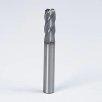 Fraise en bout à rayon d'angle à 4 cannelures de la série Z | Fraise CNC en carbure de dureté élevée pour l'acier | Outils OEM ODM personnalisés