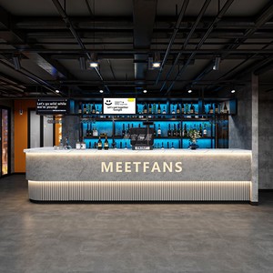 Phong cách công nghiệp gỗ vuông quầy bar rõ ràng quầy trước quầy rượu nhỏ quầy tiếp tân Bàn cà phê/trà sữa cửa hàng bàn - Product Image 6