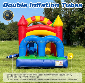 Toboggan aquatique gonflable commercial le plus vendu avec piscine et château gonflable combinés – Équipement de jeu aquatique extérieur et idéal pour les entreprises de location - Product Image 3