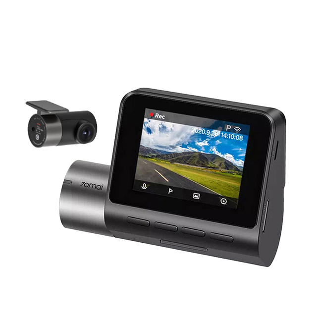 For 70mai Dash Cam Pro Plus Dual Lens HD ADAS GPS Car Video Drive Recorder Dashcam with LCD Screen