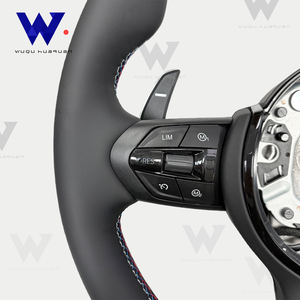 Volante Deportivo de Cuero Perforado para <span class=keywords><strong>BMW</strong></span> 320 <span class=keywords><strong>525</strong></span> F10 F30 E90 F70 E71 F31 F32 X5 X6 F01 F07 F20 F11 F22 F25 M3 M4 M5 - Product Image 2