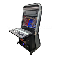Machine d'arcade de combat à monnayeur 2 joueurs 18 bits avec écran 1080p de 32 pouces, commandes Sanwa et jeux multiples