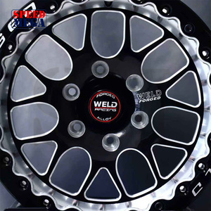 Jantes de course Drag Racing Beadlock forgées et usinées, 6 trous, 15X10 ET-25mm, type soudé, pour Chevrolet Silverado 1500 2500 2004-2006 - Product Image 3