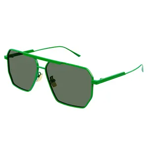 Sifier Custom eckige Gläser leichte metall grüne polarisierte Herren Luxus übergroße Designer Damen Sonnenbrille