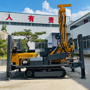 2025 New Fully Hydraulic Diesel UY260 Crawler-mounted Water Well <b>Drilling</b> Rig Motor Engine <b>Pump</b> Gearbox Max 260m Depth High - Product Image 2