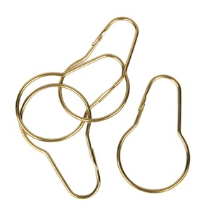 Mạ Kẽm Vàng Đa-Chức Năng Kim Loại Lê Hình Sắt Móc Cho Phòng Tắm Rèm Cho Vòi Hoa Sen Rèm Tổ Chức - Product Image 1