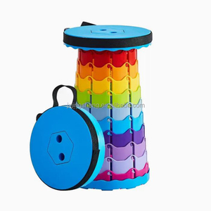 Có thể thu vào phân nhựa dễ dàng mang theo Gấp Cắm Trại Phân - Product Image 3