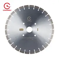 Lames de scie circulaires diamantées Changli Industrial Nitride 400 mm (16 pouces) à rainure pour découpe humide du béton, qualité professionnelle OEM