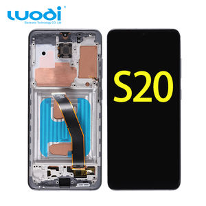 Aksesoris pengganti pabrik kualitas terbaik layar sentuh lengkap untuk Samsung S20 S <span class=keywords><strong>20</strong></span> dengan IPS perakitan tampilan LCD bingkai - Product Image 1