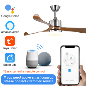 C261 52 Inch Quạt Trần Với Ánh Sáng <span class=keywords><strong>Kit</strong></span> Với Điều Khiển Từ Xa 3-Blades ABS Fan Ánh Sáng - Product Image 3