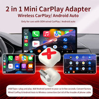 Nuevo adaptador CarPlay inalámbrico 2 en 1 para Android USB Smart Dongle con Wifi Plug & Play Compatible con Renault MG Lexus RX VW