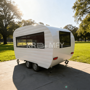 Commercial Service <b>Window</b> Cart Multifunction Trailer Bubble Tea Food Mobile Ice <b>Cream</b> Truck - Product Image 3