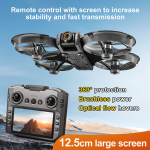 Télécommande d'avion sans balais S156 avec machine de croisement d'écran positionnement de flux optique quadrirotor haute définition - Product Image 3