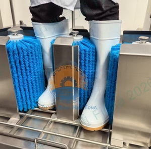 Máquina de Desinfección y Lavado de Botas para Fábricas de Alimentos, Laboratorios y Mataderos, Estación de Limpieza Higiénica Automática con Sistema de Control de Acceso - Product Image 4