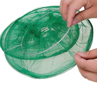 Attrape-mouche pliant en Nylon vert suspendu piège à mouches pour la lutte antiparasitaire