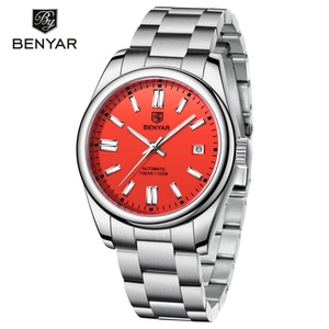 BENYAR 5185 Luxury Automatic <b>Watches</b> Sports Stainless Steel Men <b>Mechanical</b> Wristwatches Top Brand10Bar Waterproof <b>Watch</b> for Men - Product Image 5