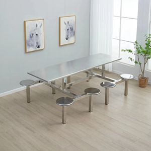 Precio al por mayor Repuestos Garantizados Cojinete de carga Mesa redonda de acero inoxidable Hotel Restaurante Fácil de limpiar - Product Image 6