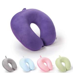 Simplelife – oreiller de voyage en forme de U, 28x26x14cm, oreiller de voyage portable pour avion, sieste au bureau, couleur unie, en Polyester - Product Image 3