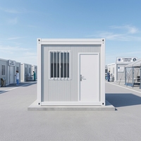 Conteneur pliable préfabriqué de haute qualité de 20 pieds pour bâtiment temporaire, idéal pour parc logistique, clinique médicale temporaire, installation rapide