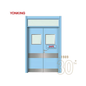 Porta di purificazione in acciaio medicale personalizzata produttore professionale ospedale camere bianche <span class=keywords><strong>porte</strong></span> per progetti ospedalieri - Product Image 4