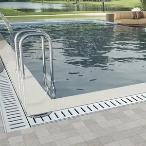 OEM ODM Weather-resistant Materials Swimming Pool Drain Channel With 10 Years Warranty